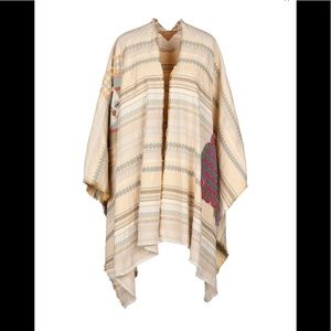 Embroidered floral 100% cotton handmade cape